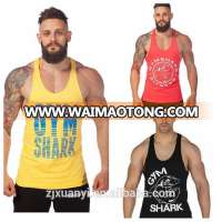 mens wear vest hot sale sportswear gym tank top same style gym shark